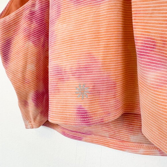 Athleta | Conscious Crop Tank Sports Bra Top in Spray Dye Island Coral S - Picture 4 of 6